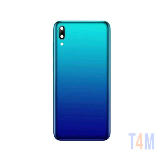 Tampa Traseira+Lente da Câmera Huawei Y7 2019 Azul